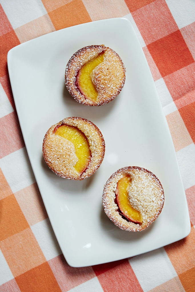Nectarine and Almond Friands